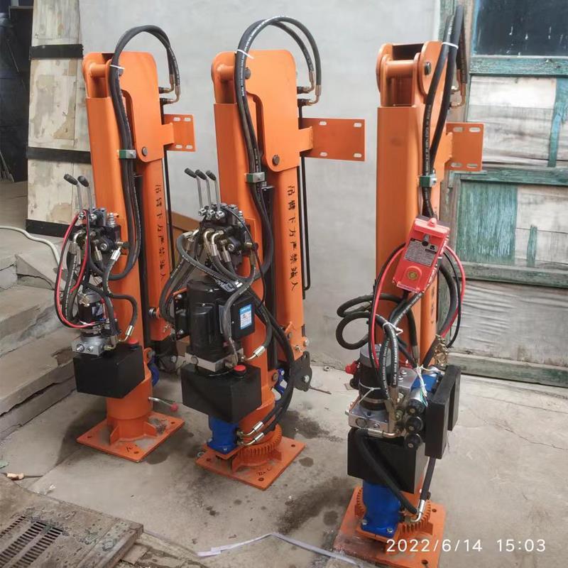 郧阳区重汽蓝牌随车吊 3.2吨 国六动力强 液压驱动 农用自卸起重机